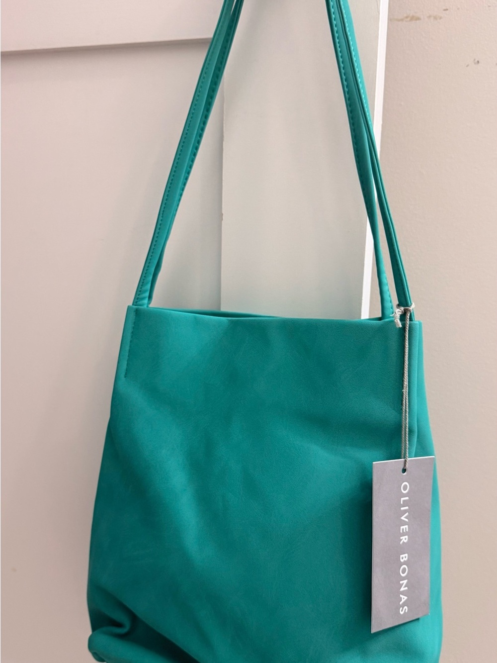 Oliver Bonas Teal Shoulder Bag